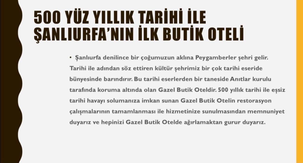 Gazel Butik Otel Sanlıurfa Εξωτερικό φωτογραφία